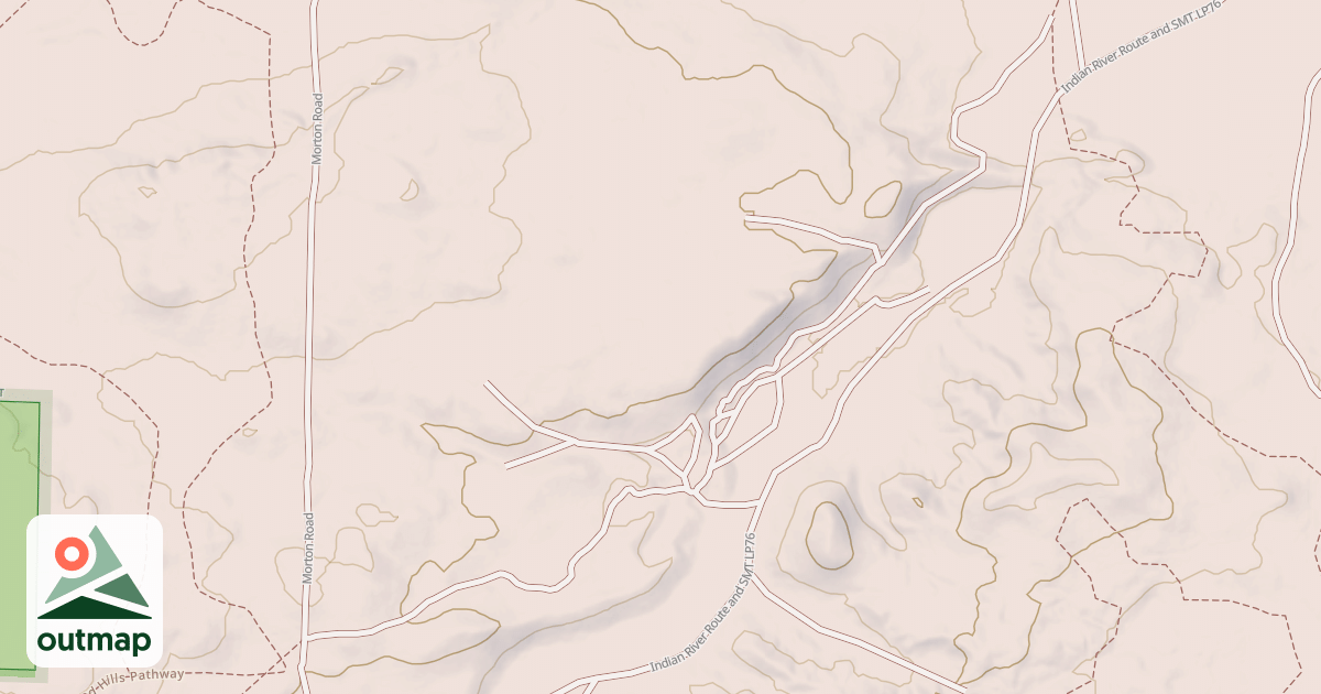 Map of Tomahawk Trail A Loop