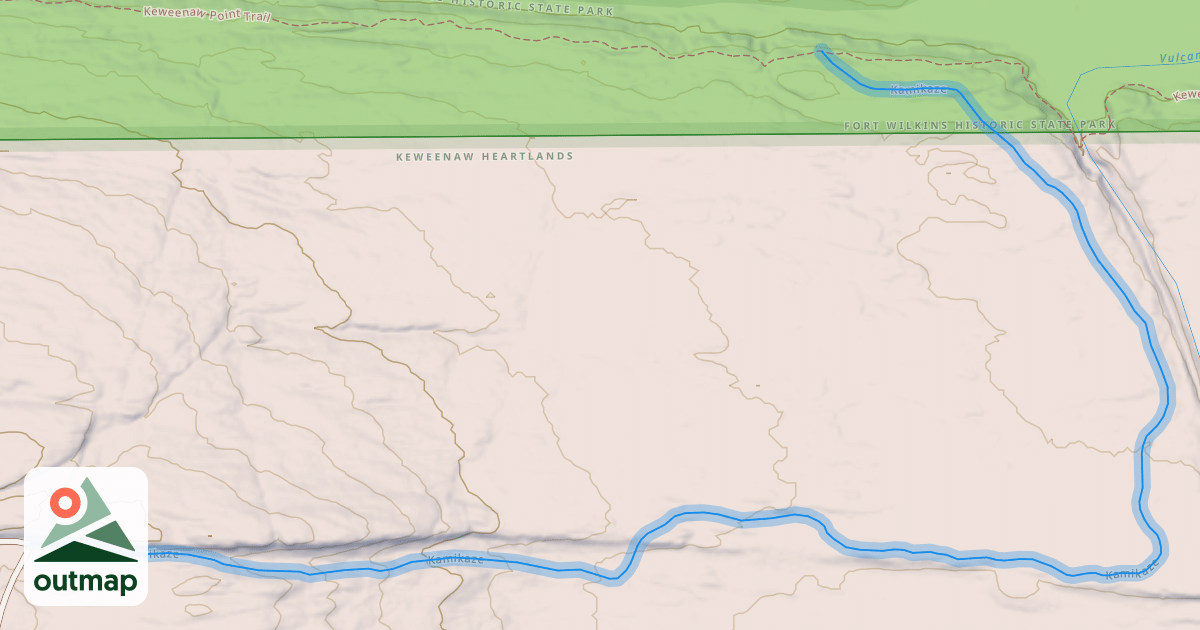 Map of Kamikaze