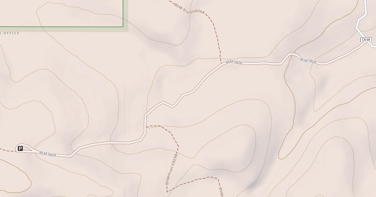 Map preview of BLM National GTLF Public Motorized Roads 174b6a3d-4abc-4b16-861e-80c3ab1bc3ea