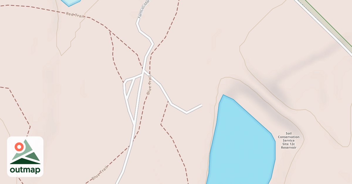 Map of LITTLE COTTONWOOD LAKE