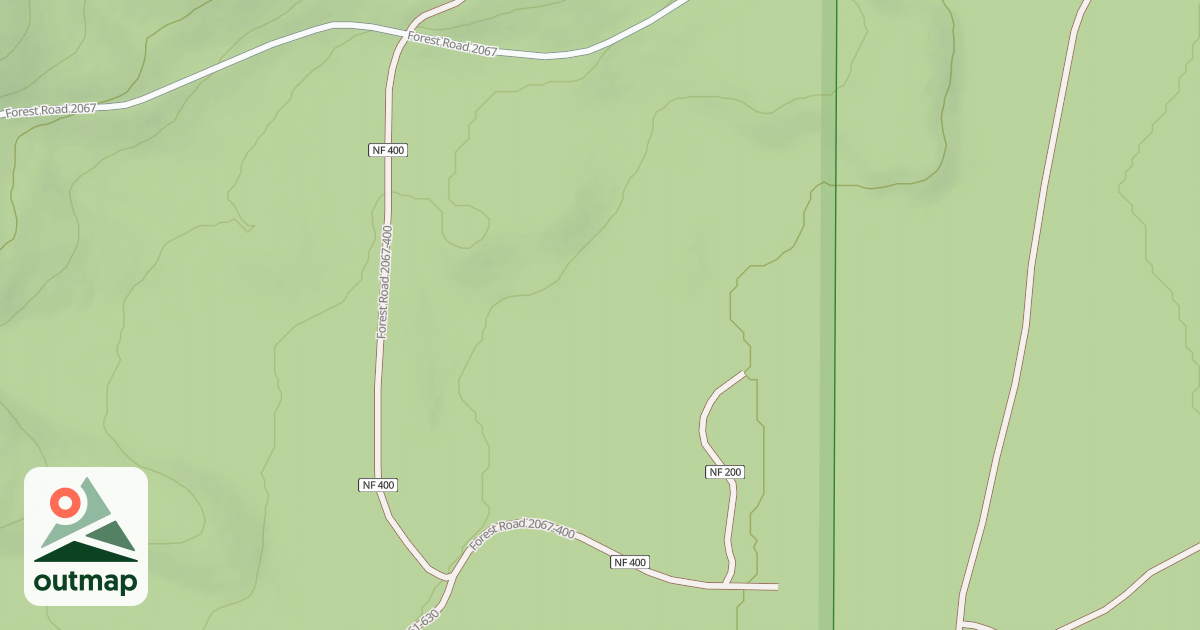 Map of USFS Motor Vehicle Use Map Roads {25DE9052-D8F1-4B4B-B06B-37DCDDDB0035}