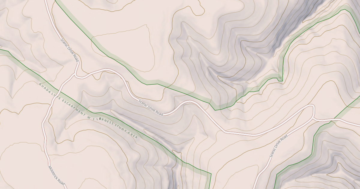 Map preview of SCENIC DRIVE