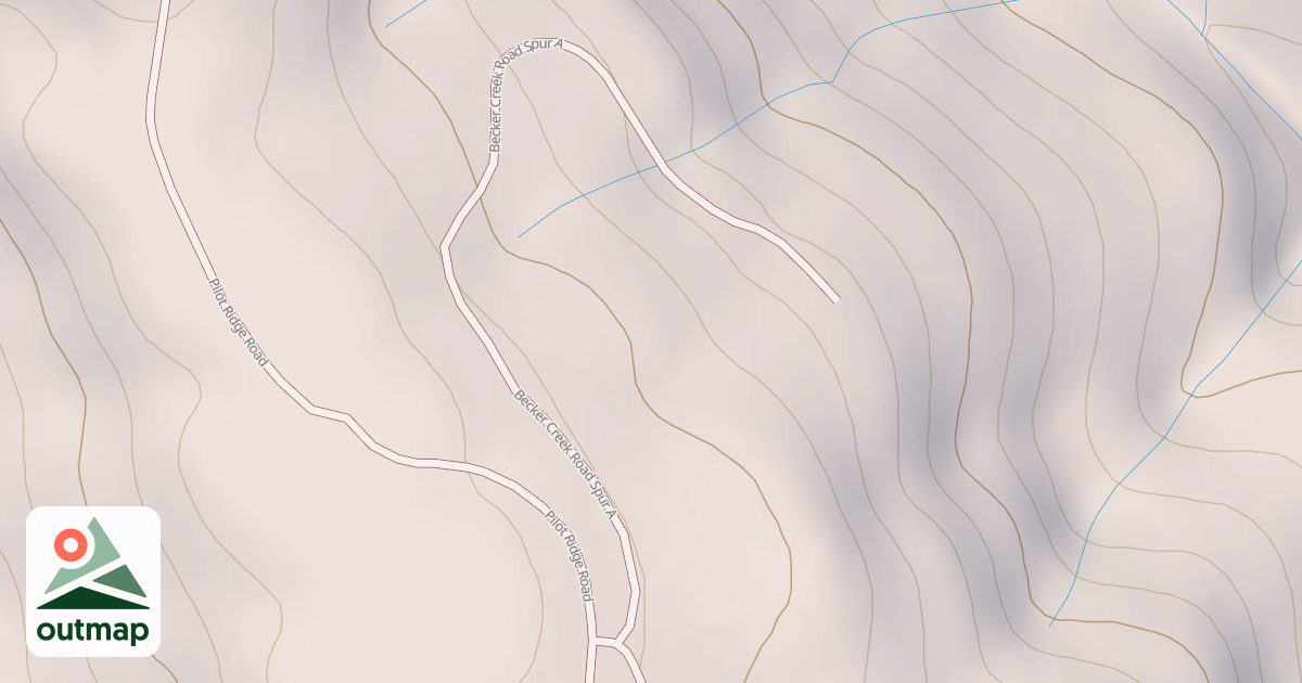 Map of BECKER CREEK