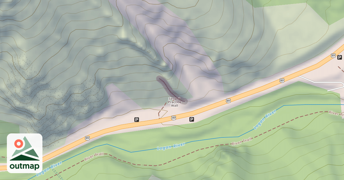 Map of Second Practice Wall
