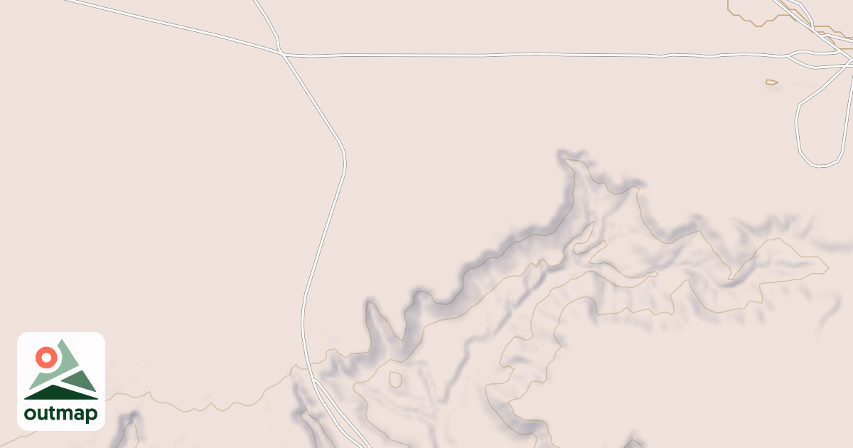 Map of Hackberry Trail System - South Shugart Trails