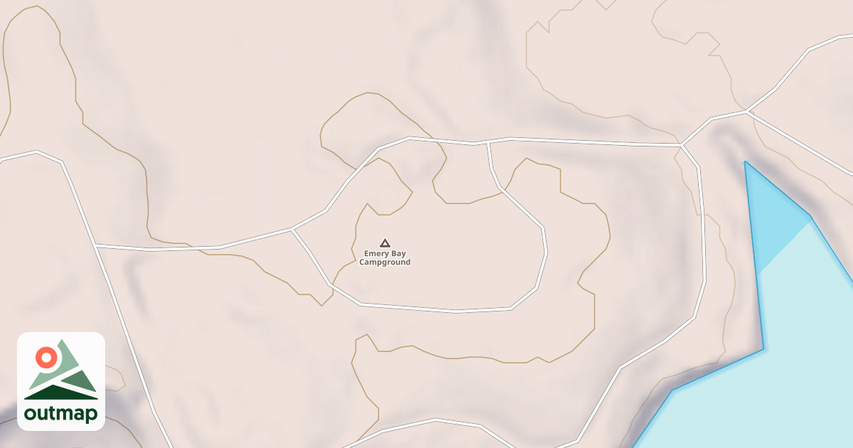 Map of EMERY BAY CAMPGROUND E