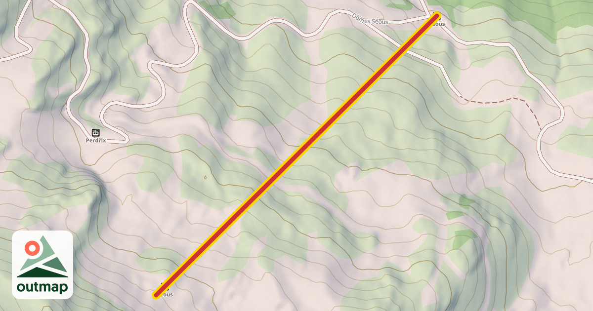Map of Séous