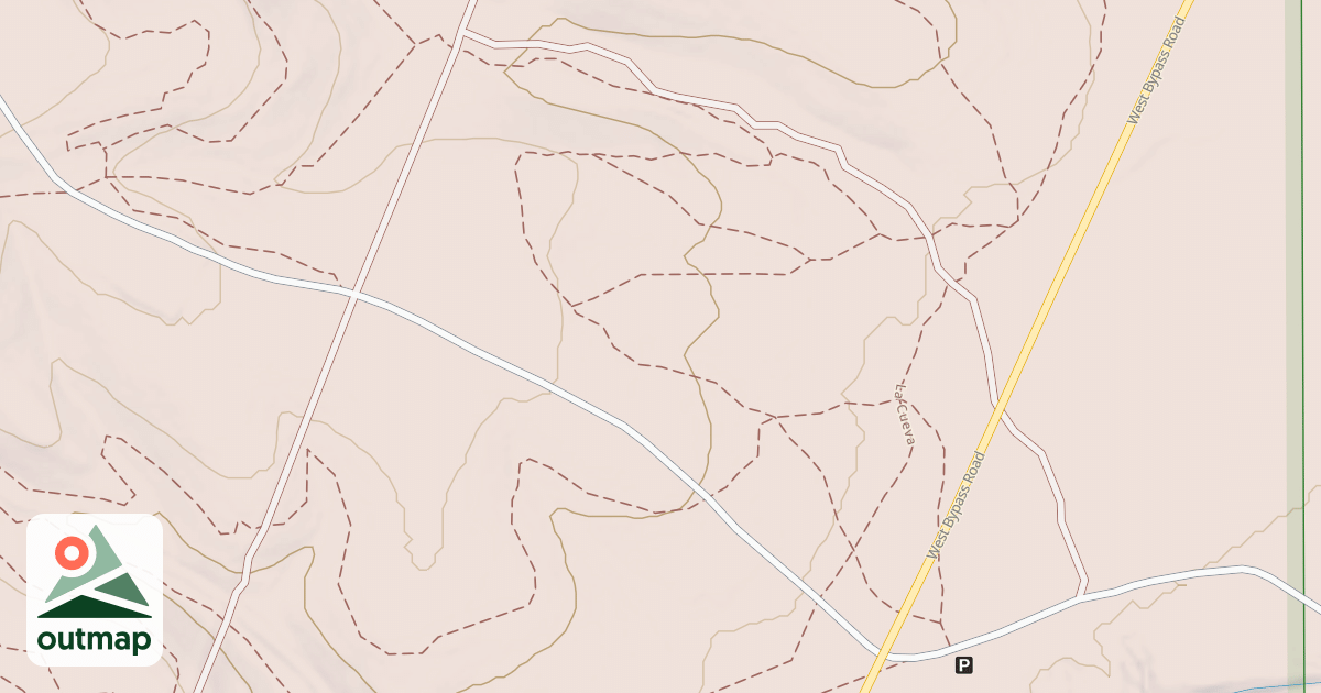 Map of Hackberry Trail System - Back To The Trunk