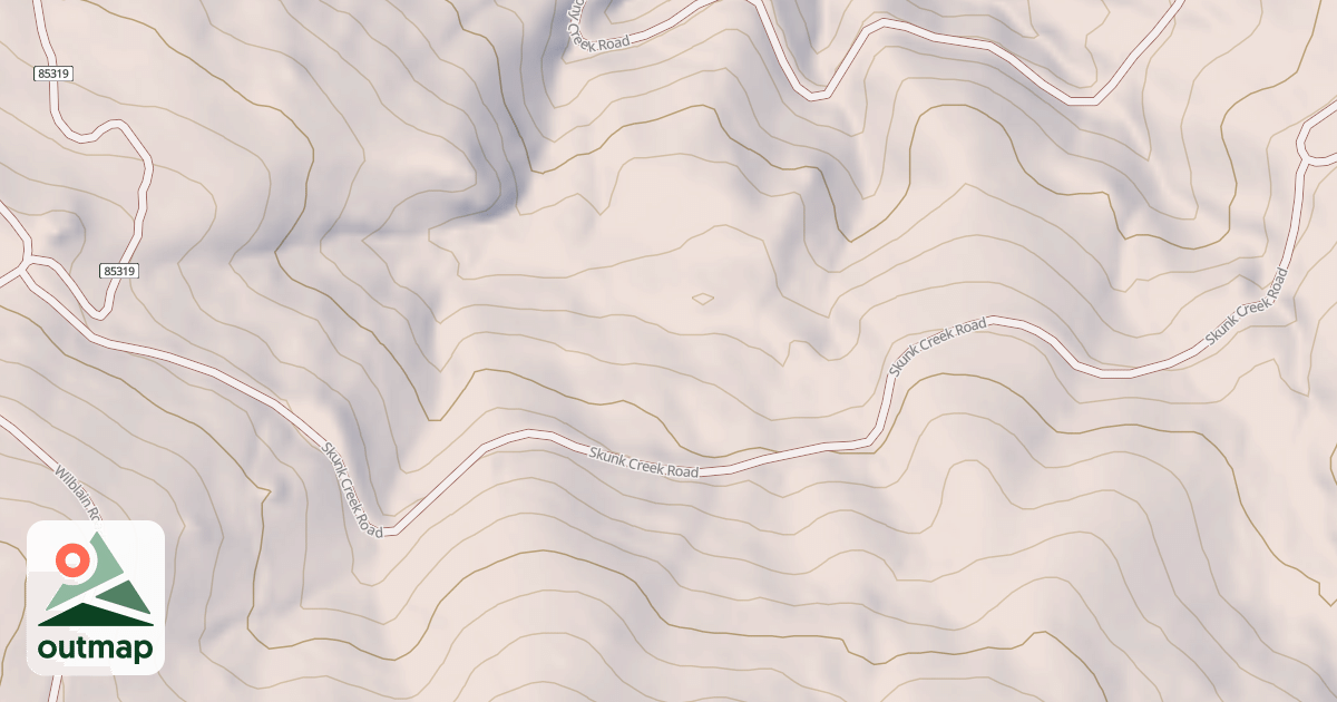Map of SKUNK CREEK