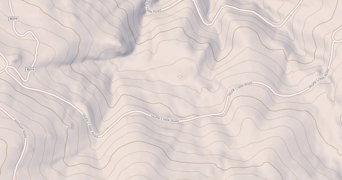 Map preview of SKUNK CREEK