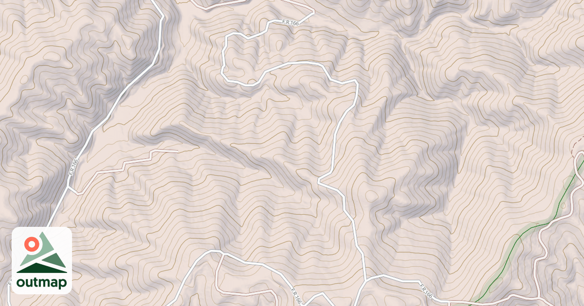 Map of Burgy Creek