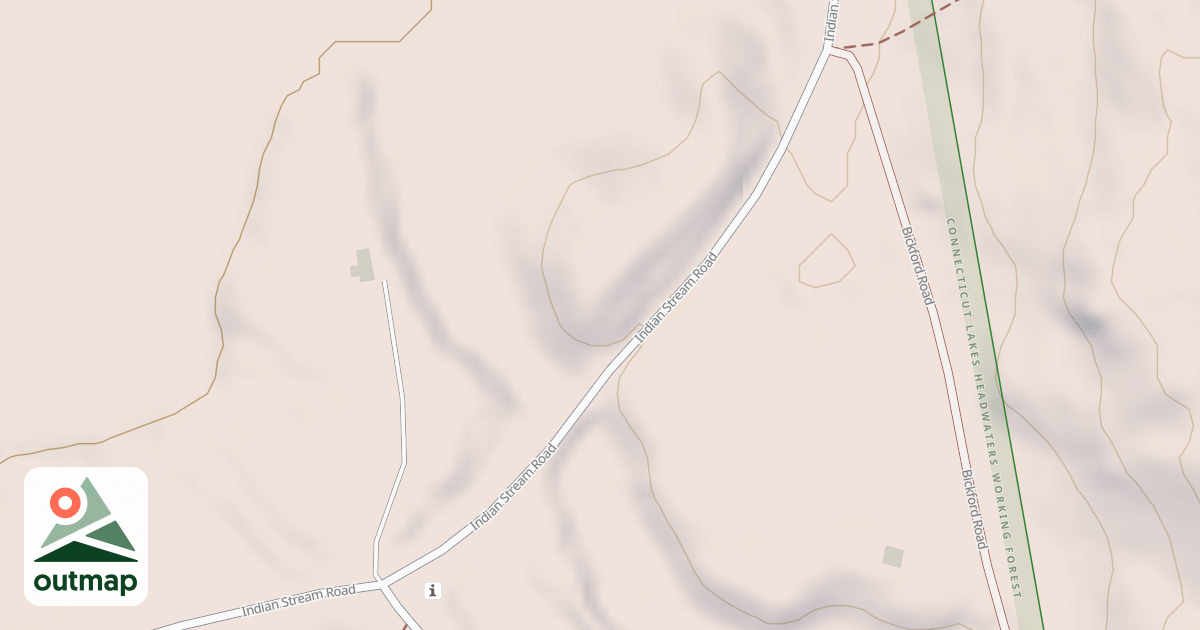 Map of Indian Stream Rd