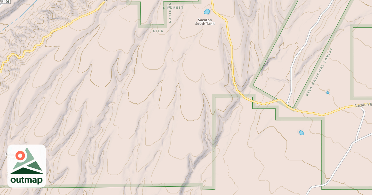Map of 4222 X