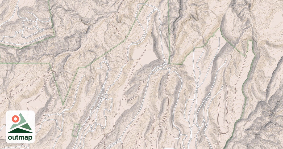 Map of CANADA CAMINO LOOP