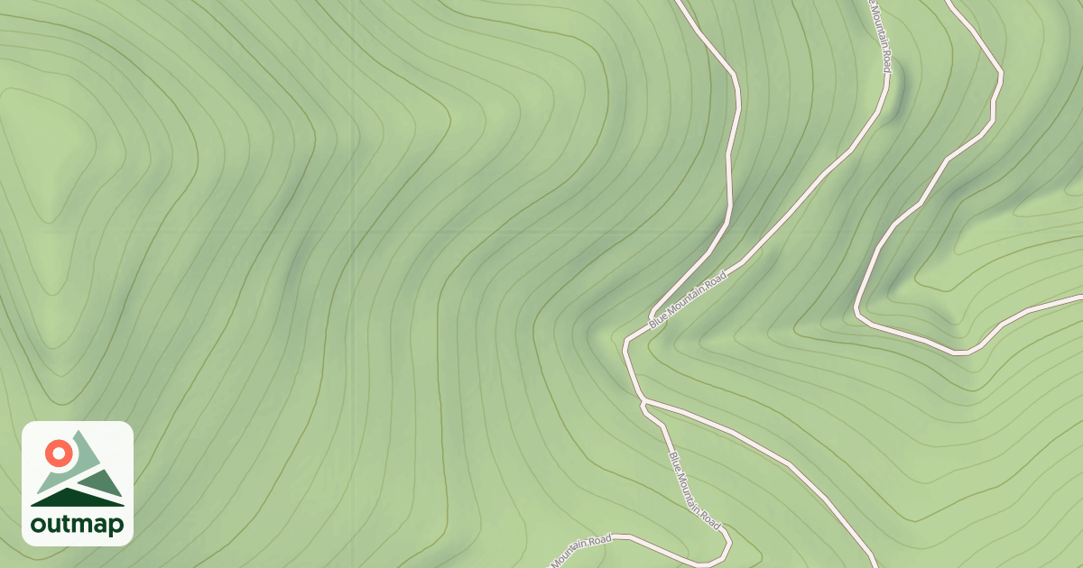 Map of BLUE MOUNTAIN H