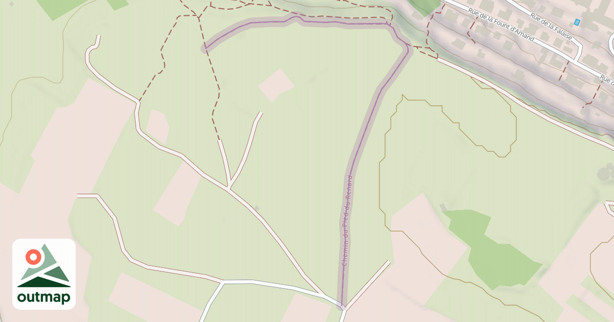 Map of Chemin du Pied du Renard