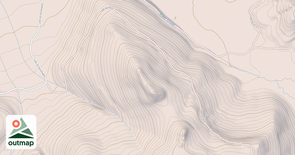 Map of ANTELOPE CREEK