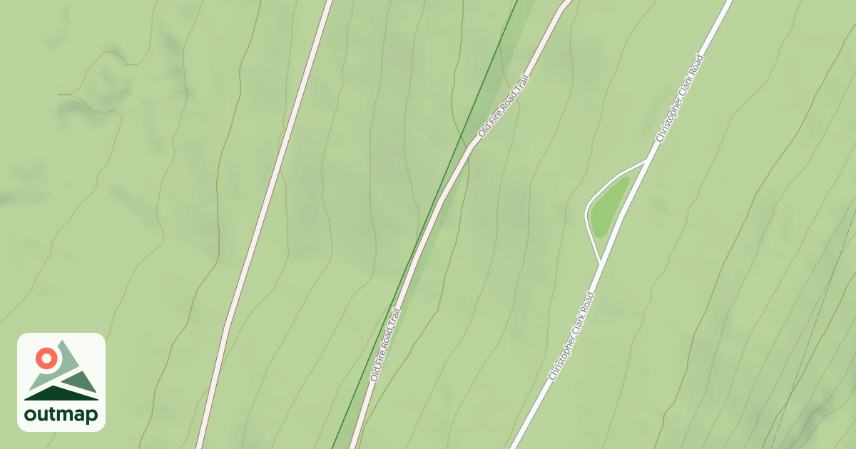 Map of Old Fire Road Trail