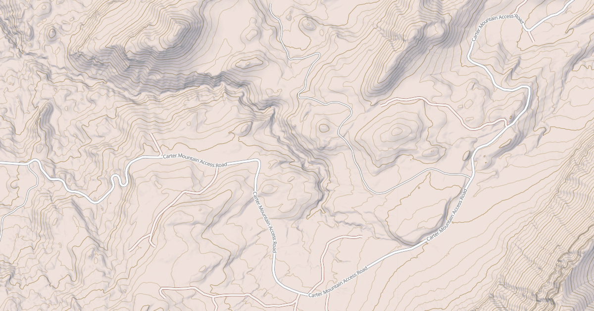 Map preview of CARTER MOUNTAIN