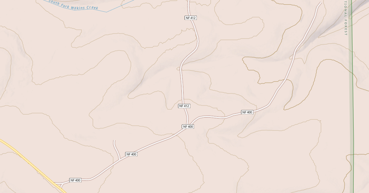 Map preview of USFS Motor Vehicle Use Map Roads {571D6E27-9DE0-422F-912E-7DB20738E7C0}