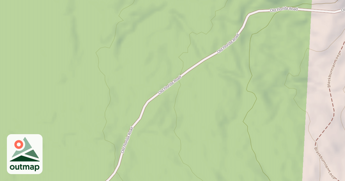 Map of Old Florida Road