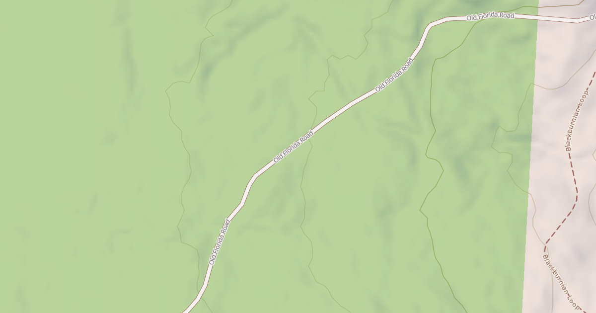 Map preview of Old Florida Road