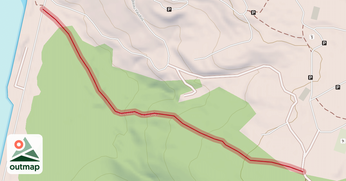 Map of Descente du camping