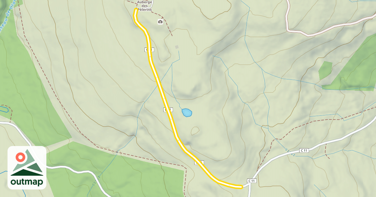 Map of Voie Communale Ronde de Vassivière