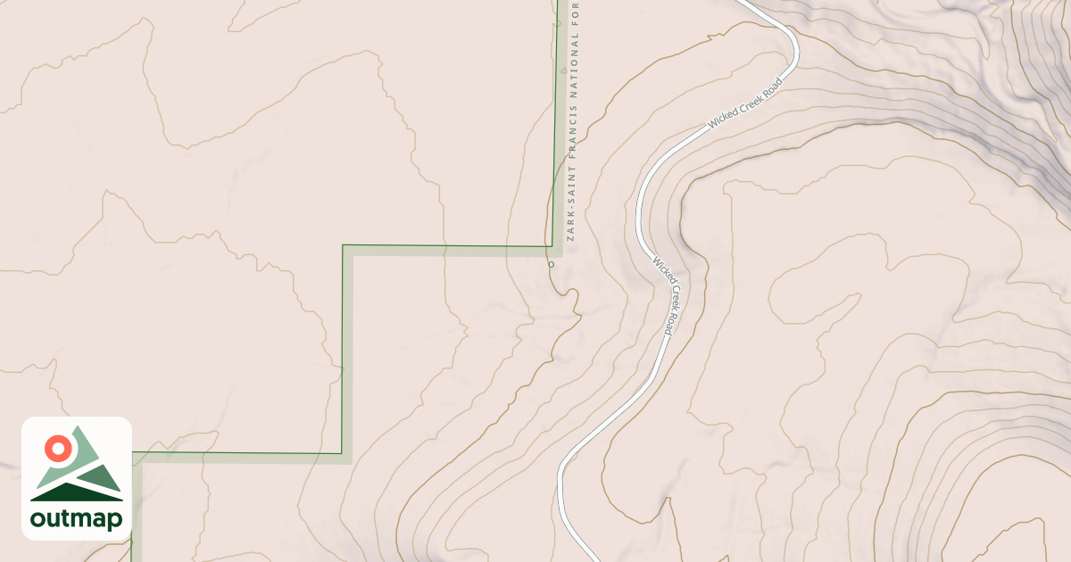 Map of LOWER RIDGE