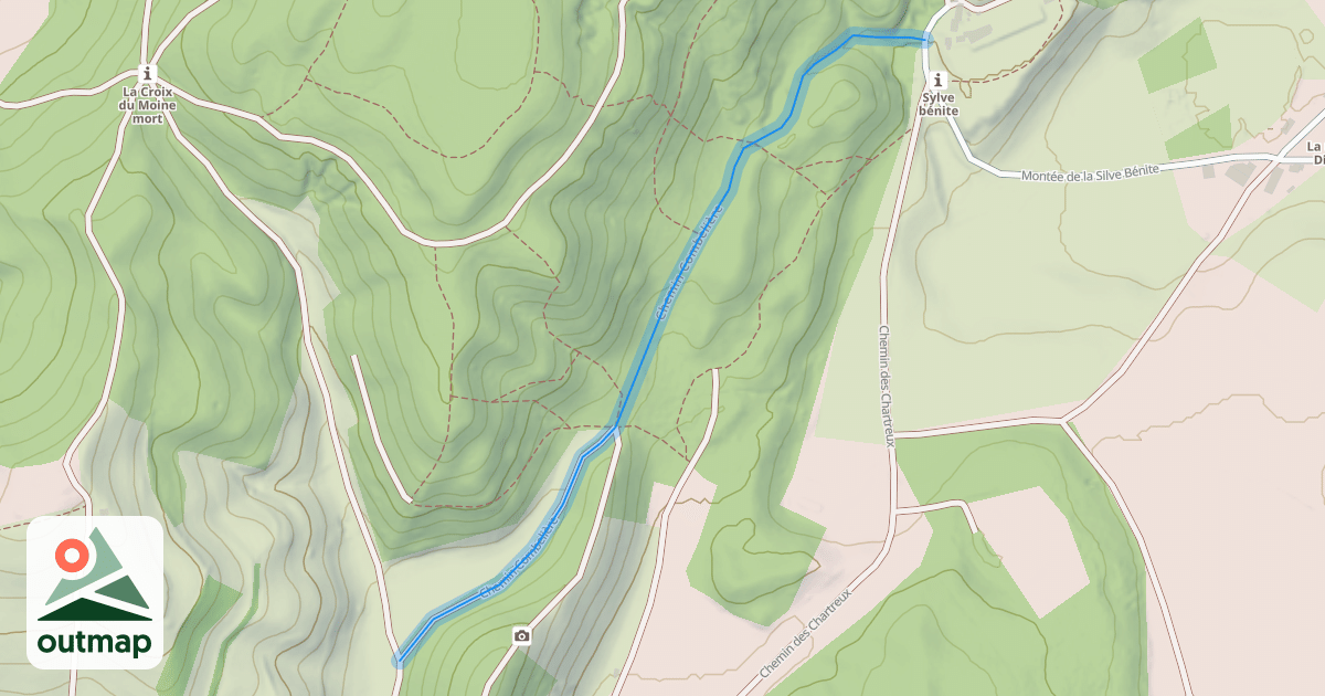 Map of Chemin Combelière