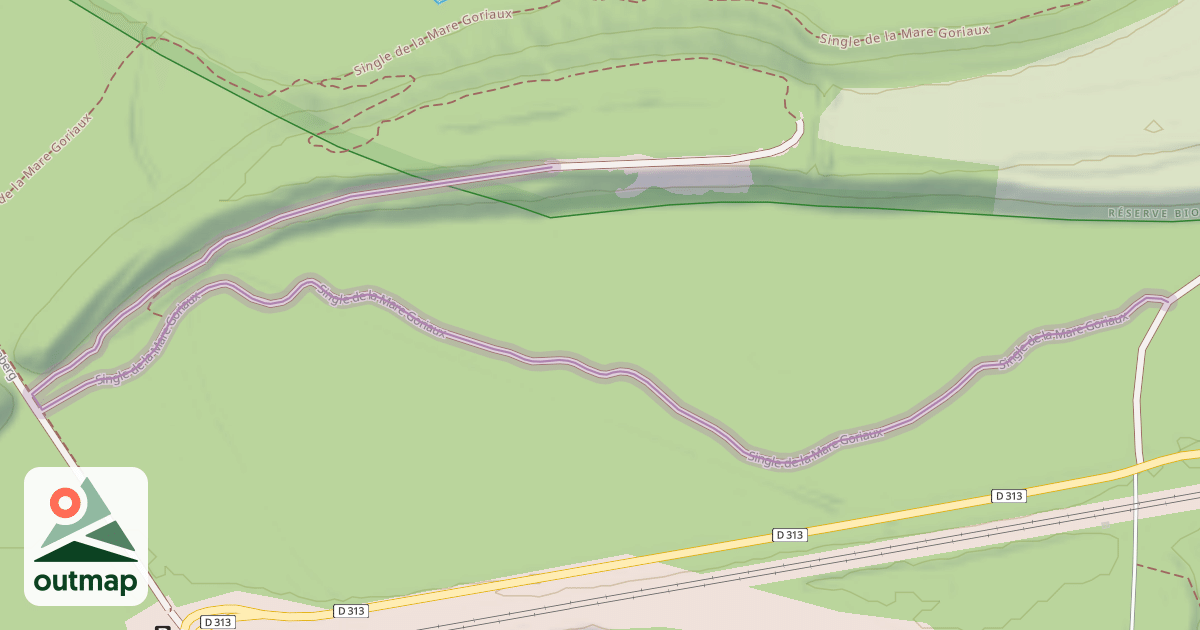 Map of Single de la Mare Goriaux