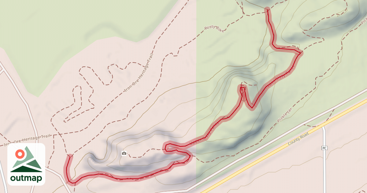 Map of Upper Sissy Pants