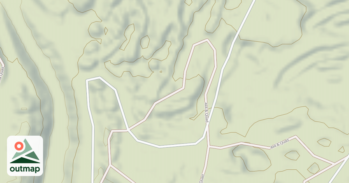 Map of Interlake State Recreation Area Trails