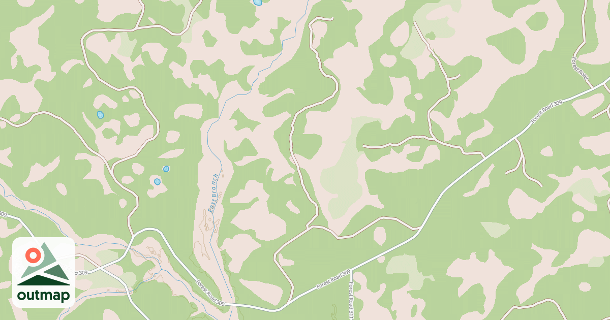 Map of USFS National Forest System Roads {1D69068B-7EC8-47C4-89F6-614B25D9746A}