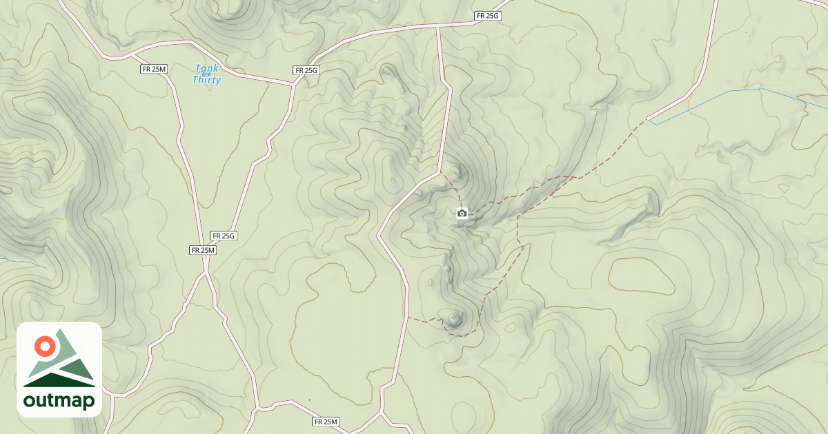 Map of USFS National Forest System Roads {F0AE284C-11A1-4D87-93AE-DBEB68F2540D}