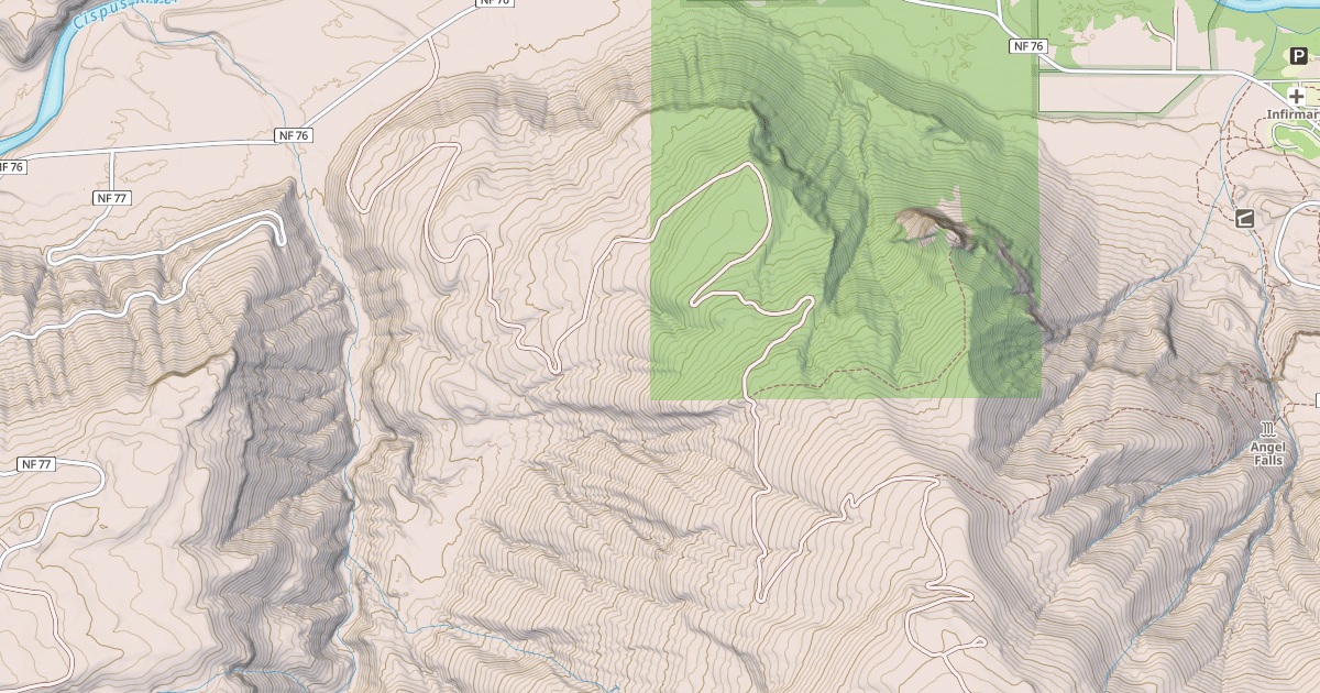 Map preview of BURLEY MTN