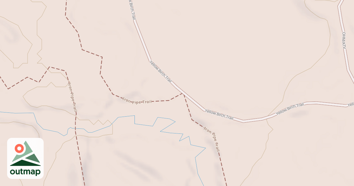 Map of Straight Arrows Trail