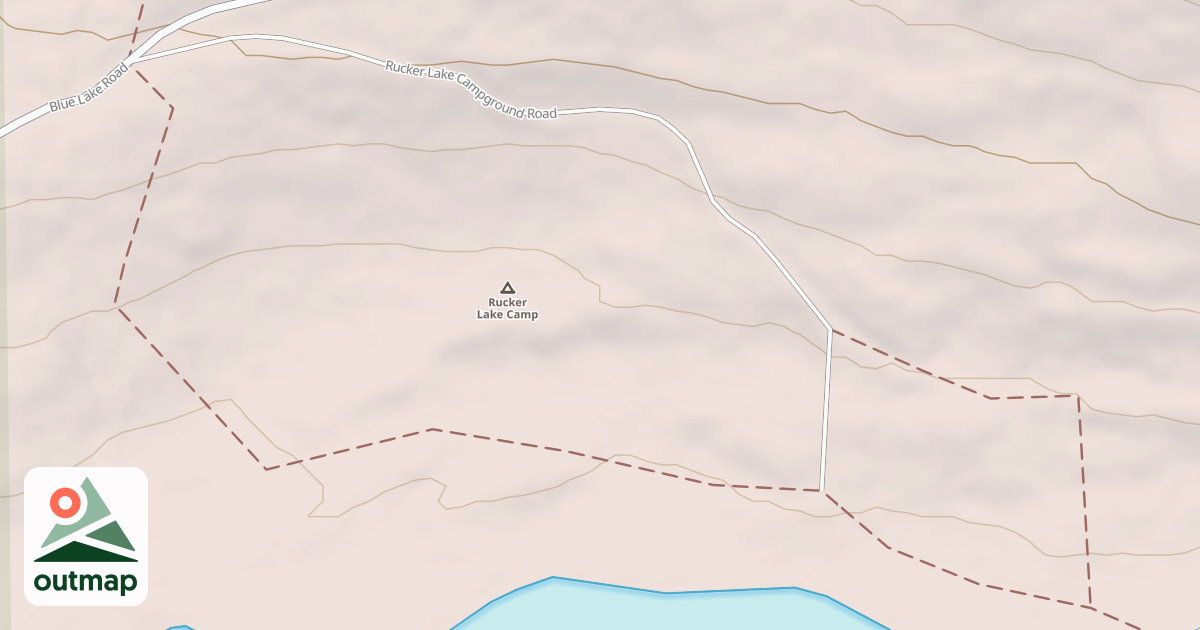 Map of BLUE LAKE SPUR