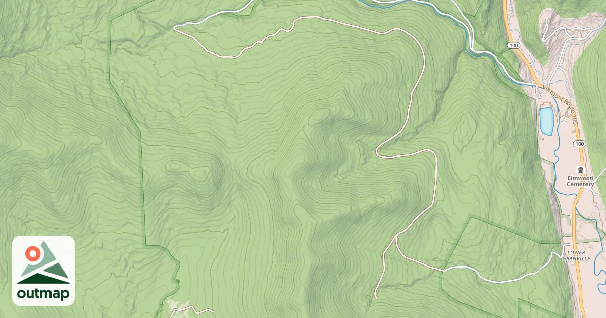 Map of Gulf Brook