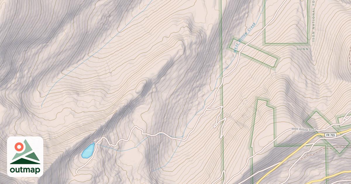 Map of BLISTERED HORN