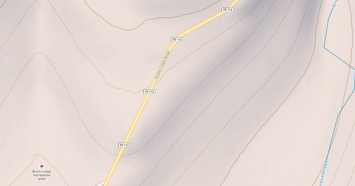 Map preview of Birch X-C Ski Loop A