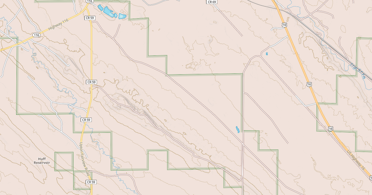 Map preview of COYOTE CREEK