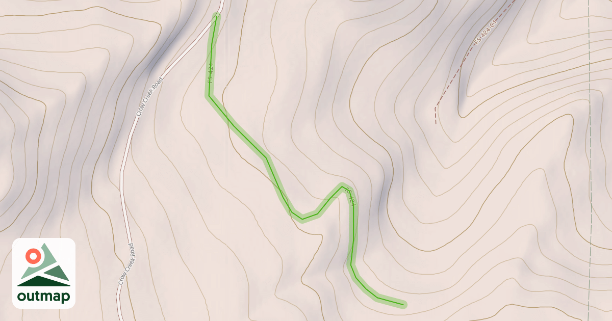Map of FS 424
