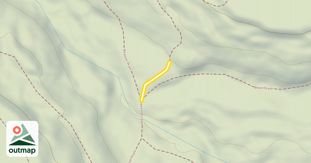 Map of Arctic Winter Games Trail