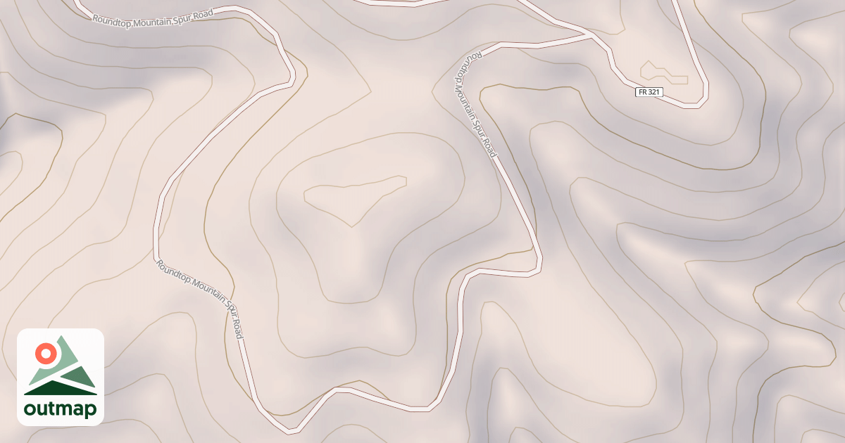Map of ROUNDTOP MTN SPUR