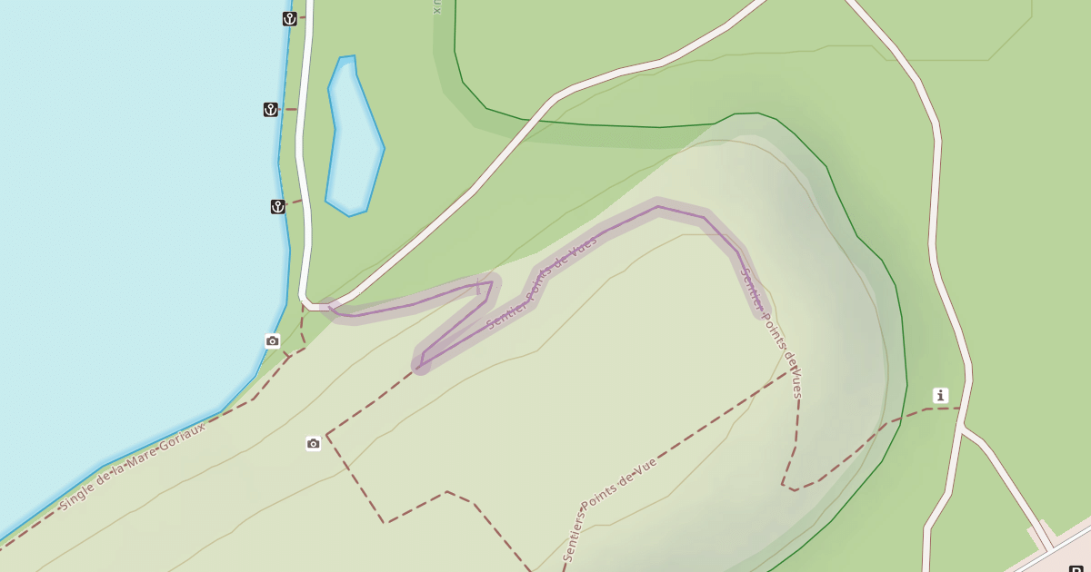 Map preview of Sentier Points de Vues