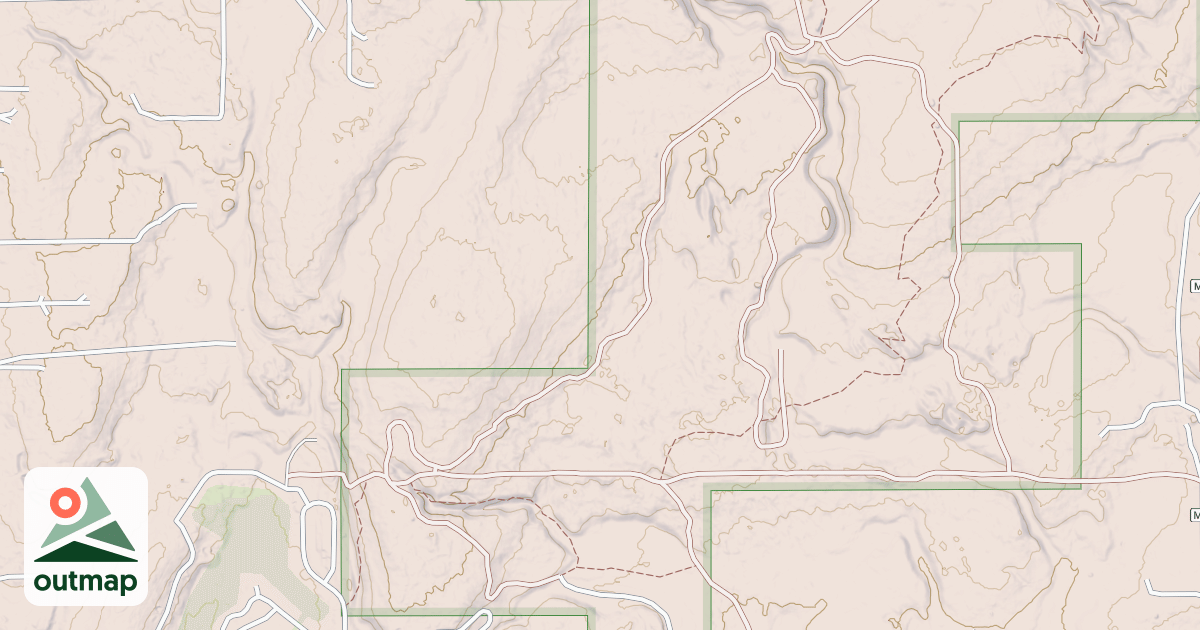 Map of CEDAR FLATS