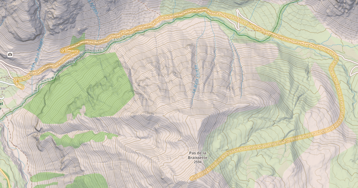 Map preview of Tête du Clot des Pastres — Bayasse