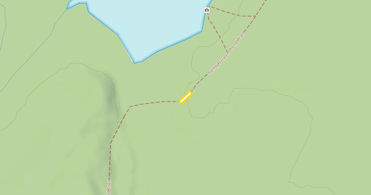 Map preview of Sandy Stream Pond Trail