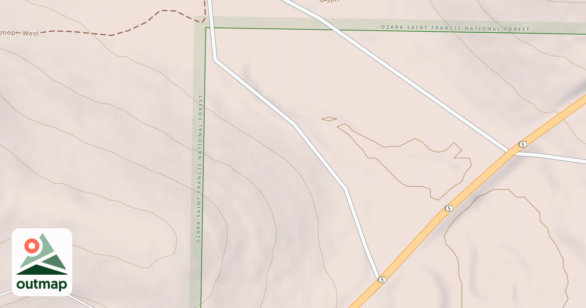 Map of USFS National Forest System Roads {8232DD58-FE48-4B42-B592-94065636C348}